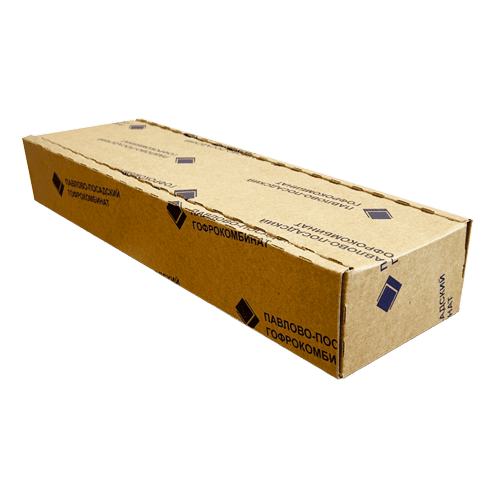 Коробка с отрывной крышкой 380х120х58 бурая