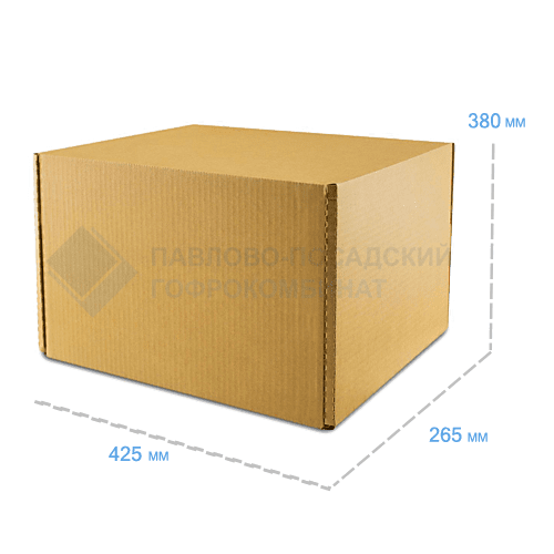 Короб для отправки посылок тип А №6 425x265x380