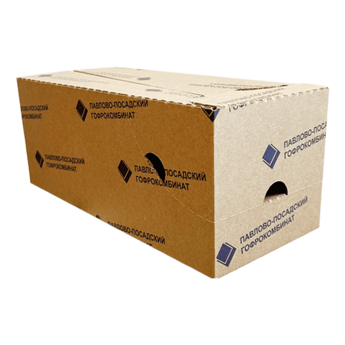 SRP-короб 330x140x130 из бурого микрогофрокартона