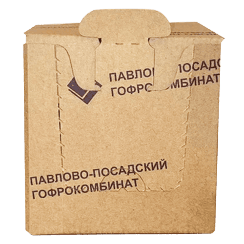 SRP-коробки из бурого гофрокартона