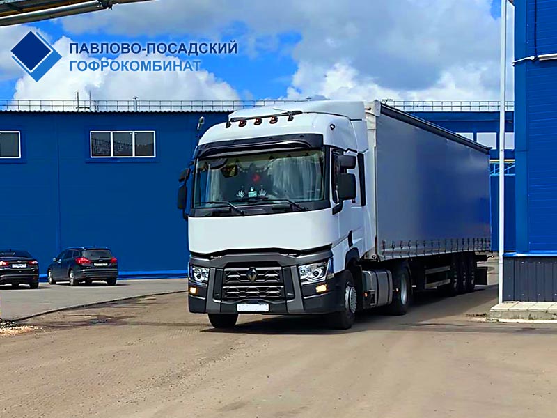 Седельный тягачами Renault Trucks-Павлово-Посадский гофрокомбинат