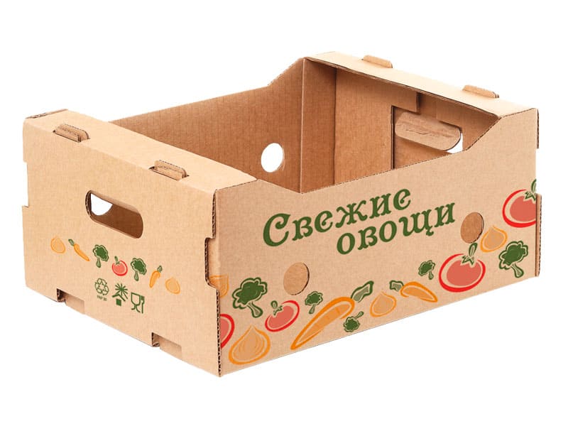 Фруктовый лоток из гофрокартона