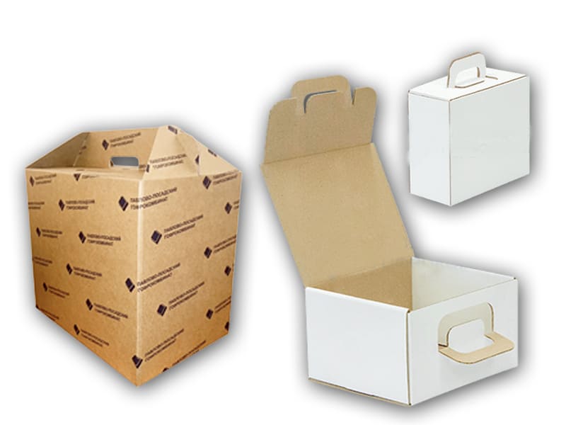 Фото коробок с ручками для подарка