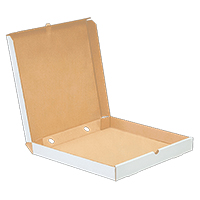 Коробка для пиццы белая